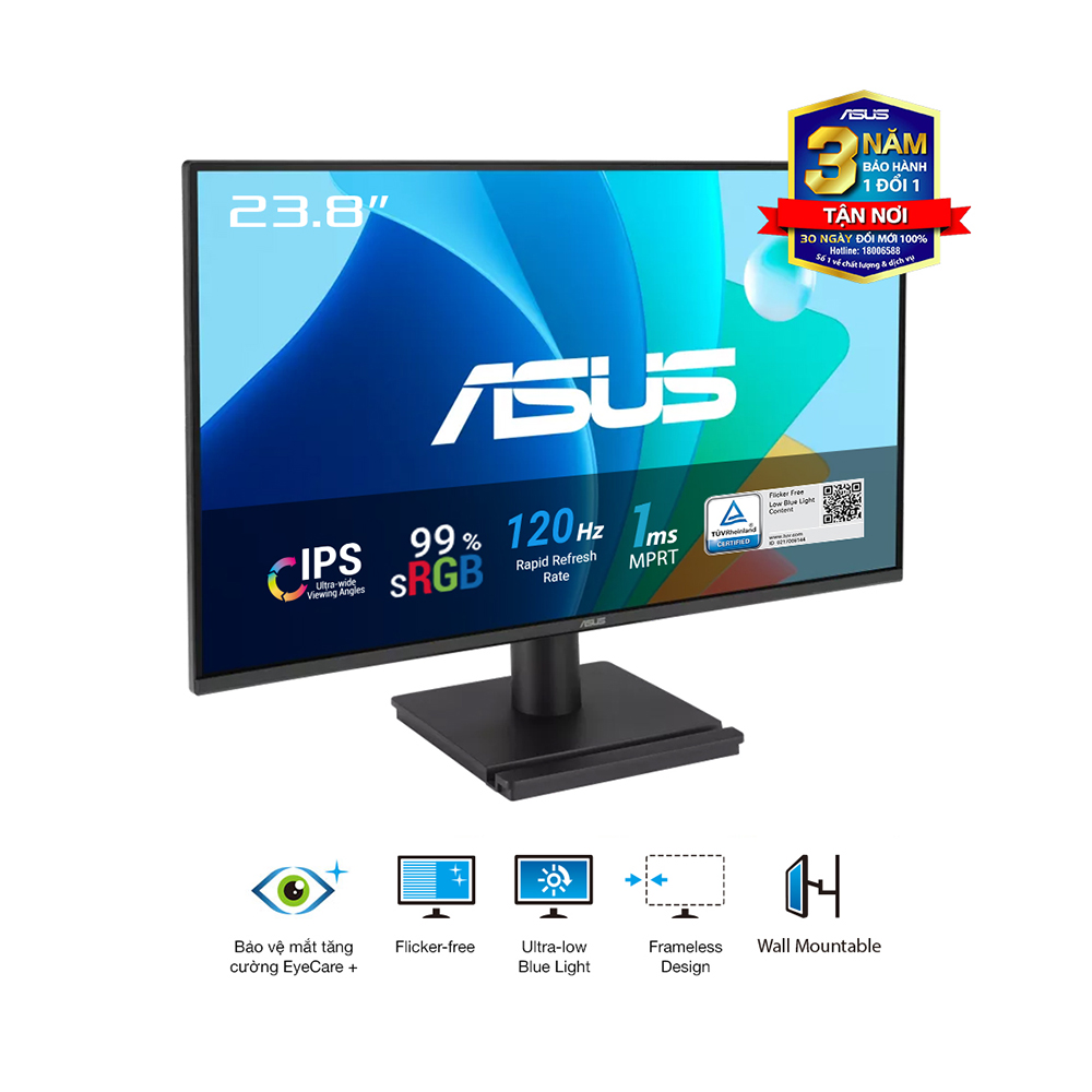 Màn Hình ASUS VA249HG (23.8 inch - IPS - FHD - 120Hz - 1ms)