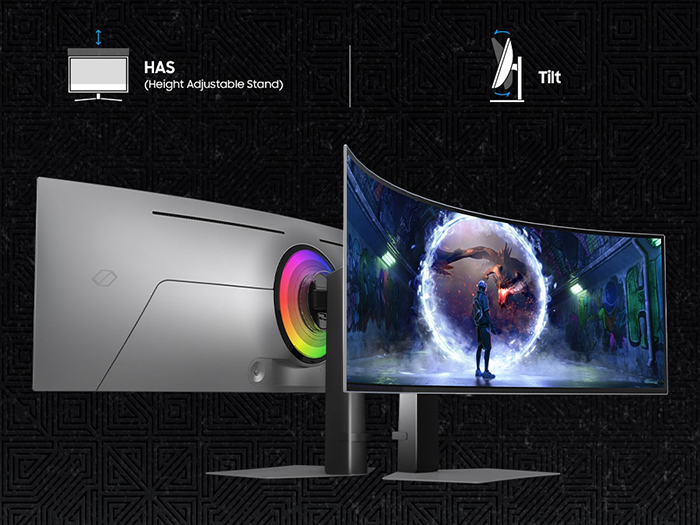 Màn hình Gaming SAMSUNG Odyssey OLED G9 G93SD LS49DG930SEXXV (49 inch - OLED - DQHD - 240Hz - 0.03ms - Cong)