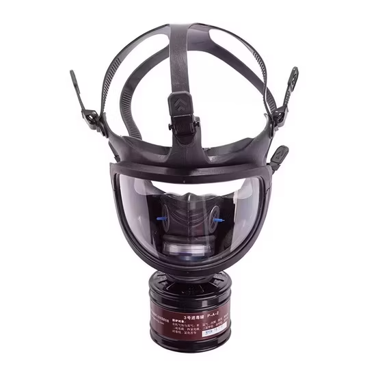 Mặt nạ bảo hộ bằng silicon chống khí độc/hóa chất/mặt nạ phòng độc