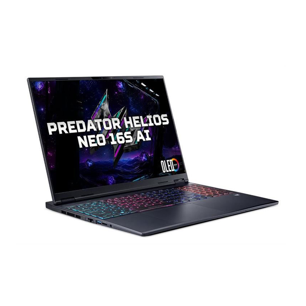 Laptop Acer Predator Helios Neo 16S AI PHN16S-71-94T0 (Intel Core Ultra 9 275HX | RTX 5070 Ti | 16 inch 2K+ OLED 240Hz | 32GB | 2TB | Win 11 | Đen)