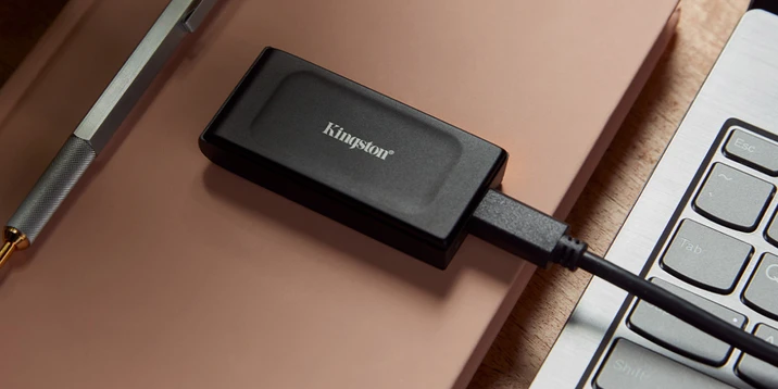 Ổ cứng di động SSD Kingston XS1000 USB 3.2 Gen 2 1TB Đen