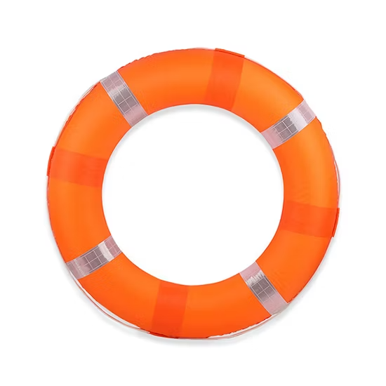 Phao cứu sinh nhựa HDPE đỏ bọc xốp EPE