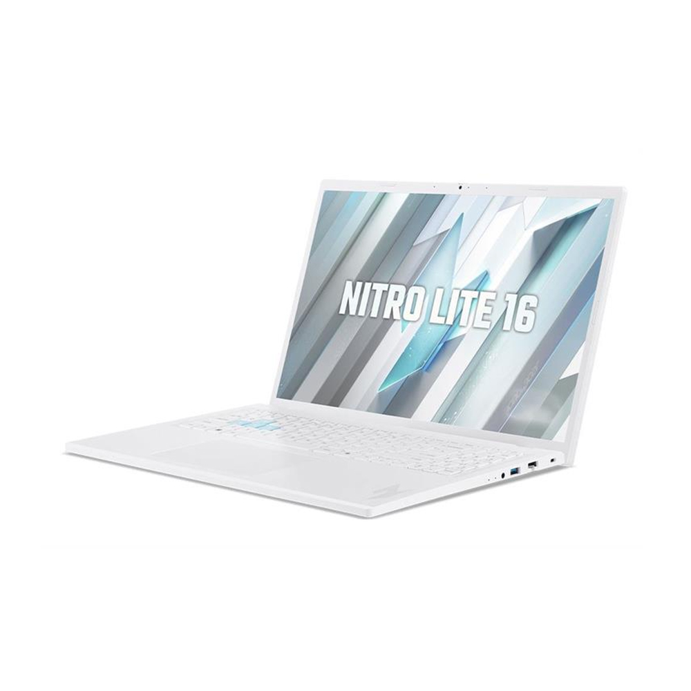 Laptop Acer Gaming Nitro Lite 16 NL16-71G-71FN NH.D5ASV.003 (Thông số: Intel Core i7-13620H | RTX 4050 6GB | 16 inch WUXGA 180Hz | 16GB | 512GB | Win 11 |Màu Trắng)