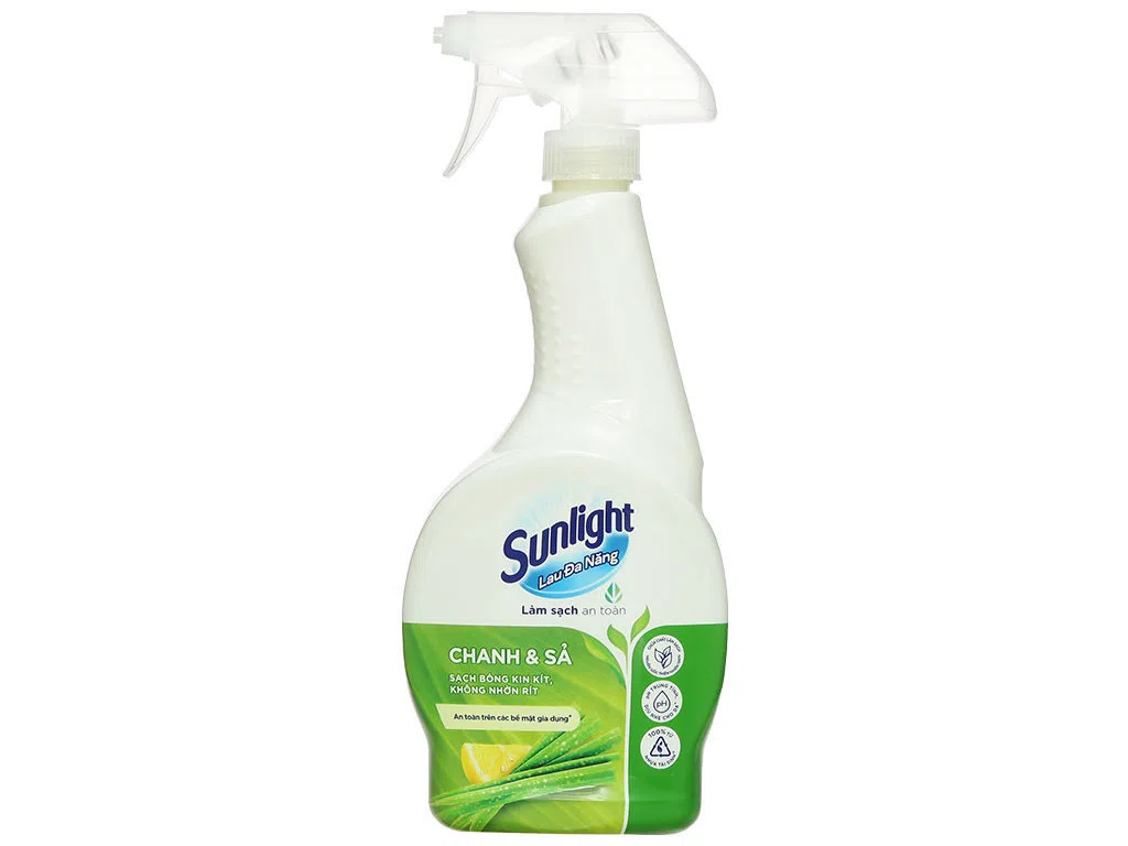 Nước lau đa năng Sunlight hương chanh sả chai 500ml