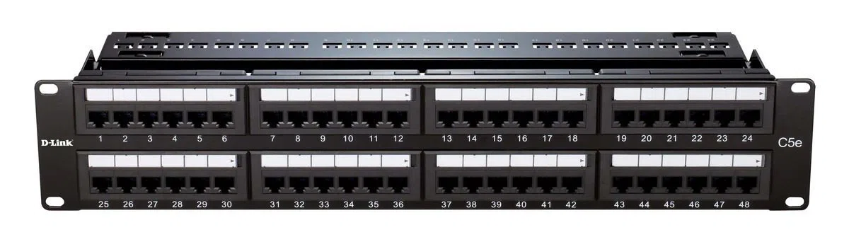 BẢNG CẮM DÂY MẠNG Patch Panel Cat 5e UTP Keystone Type- 48 Port-Fully Loaded