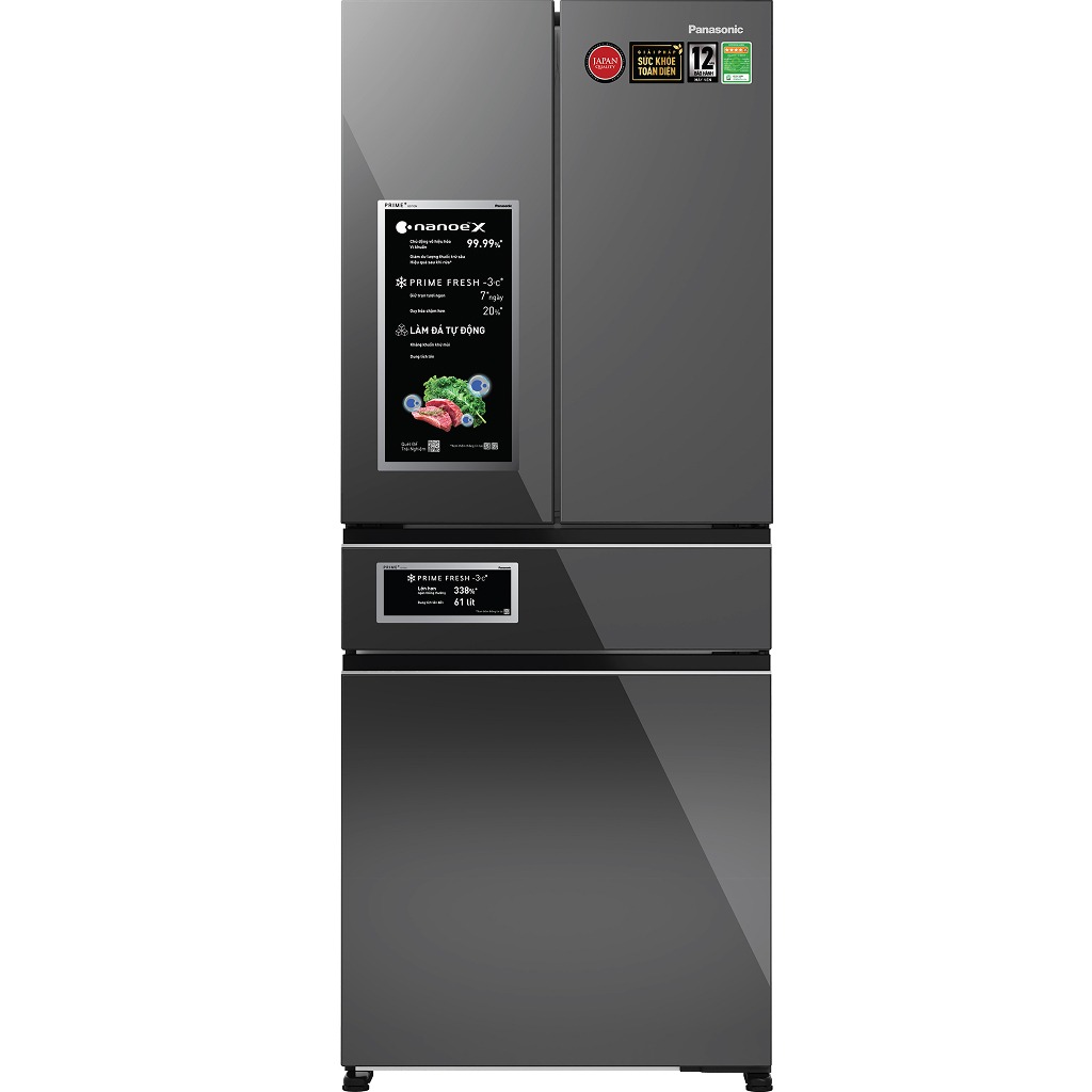 Tủ lạnh Panasonic Inverter 545 lít Multi Door NR-YW590XJKV Chính Hãng