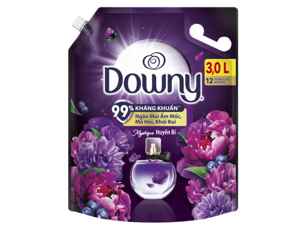 Nước xả vải Downy hương nước hoa huyền bí túi 3 lít
