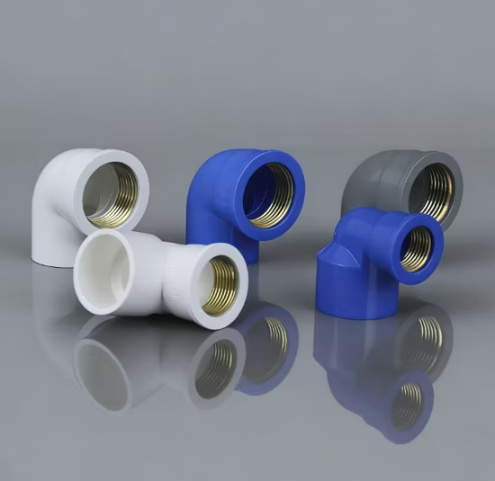 Ống nối nhựa PVC-U 90° Khuỷu nối ren trong, cho hệ thống cấp nước và hệ thống ống nước