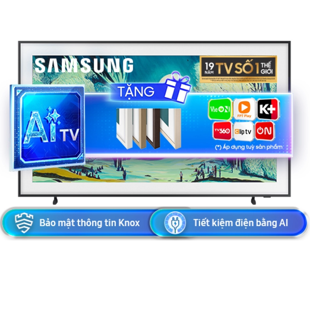 Smart Tivi QLED Lifestyle Samsung 4K 65 inch QA65LS03FAKXXV Đen
