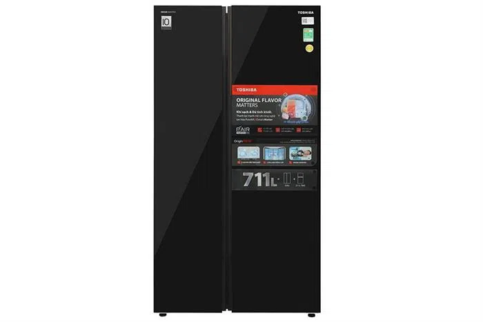 Tủ lạnh Toshiba Inverter 711 lít Side By Side GR-RS905WIA-PGV(22)-XK
