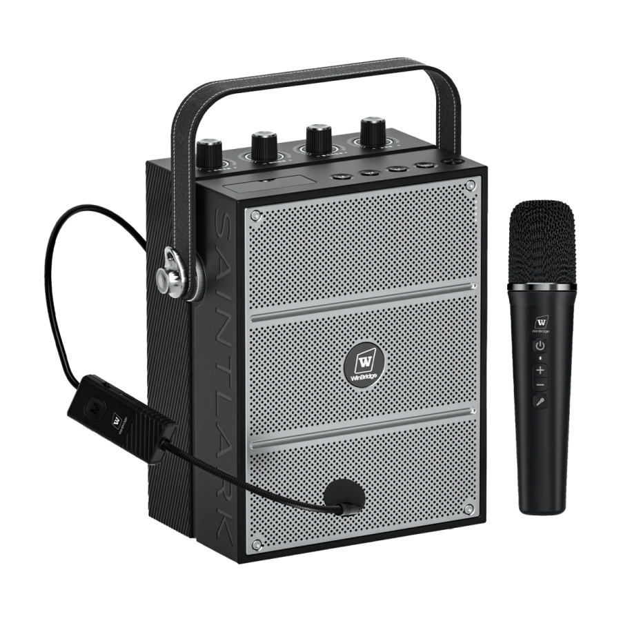Loa trợ giảng WinBridge S97 | 60W | UHF Wireless | 2 micro | Hội trường