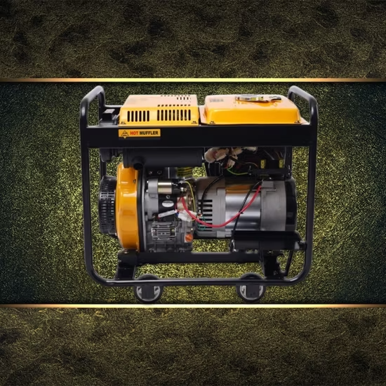 Máy phát điện dự phòng khẩn cấp 5kW 5000W chạy bằng dầu diesel, ổn định, di động và không gây tiếng ồn
