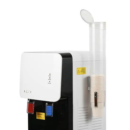 Máy lọc nước nóng lạnh 4 giai đoạn dùng điện, có bộ lọc UF/RO.