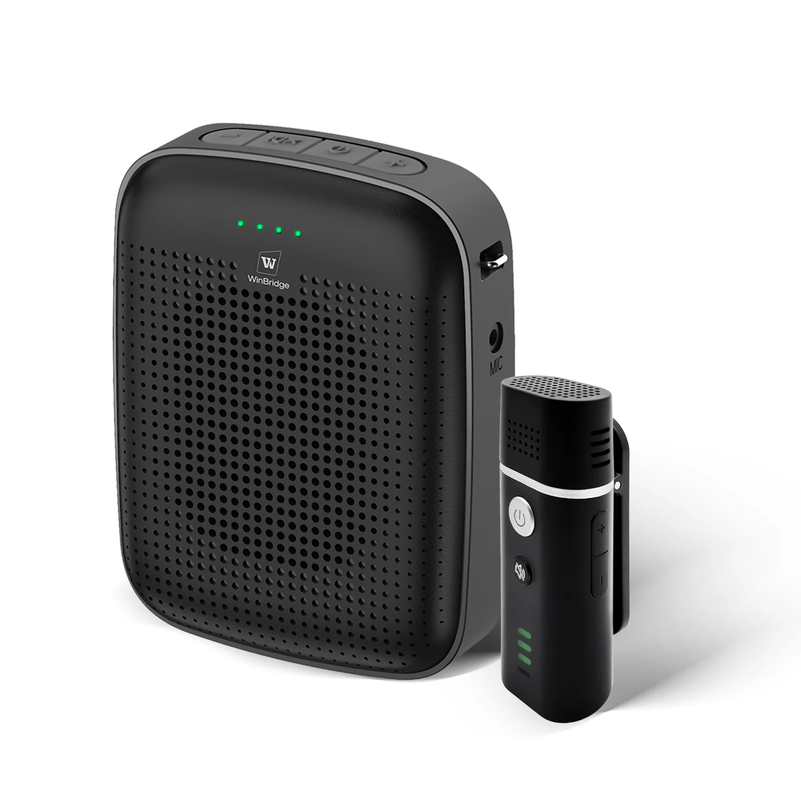 Máy trợ giảng WinBridge A006 Mic đeo tai Khử hú AI Không dây ảnh 1