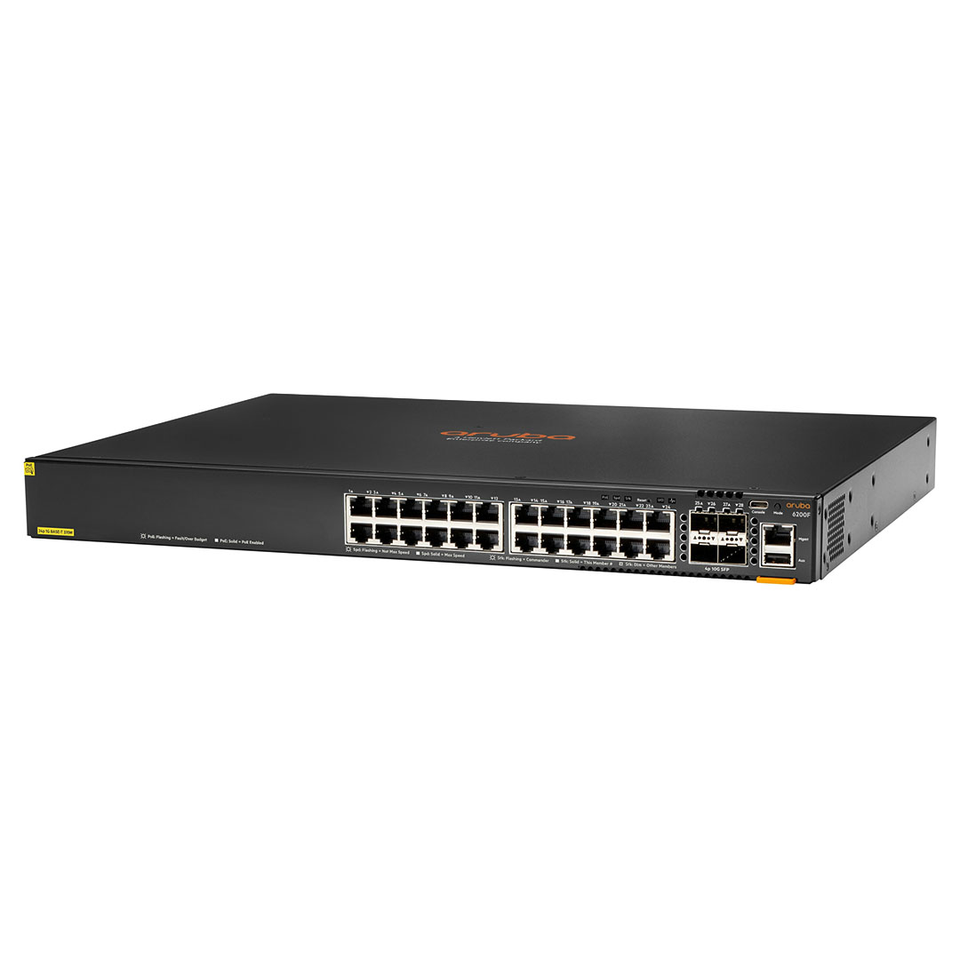 Switch Aruba HPE JL725A 6200F 24G Class4 PoE 4SFP+ 370W