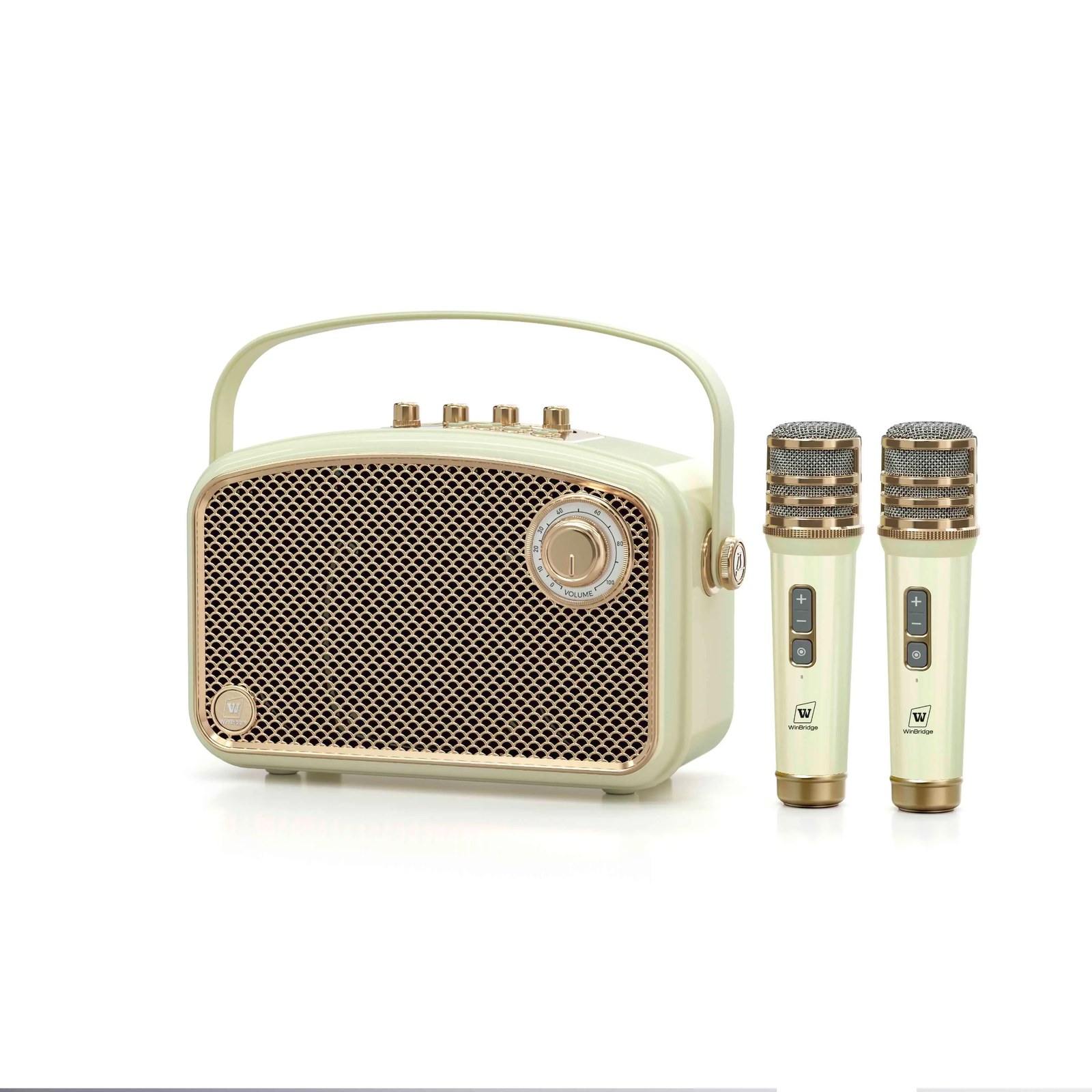 Loa Karaoke WinBridge L200 60W 2 Micro UHF Bluetooth ảnh 1