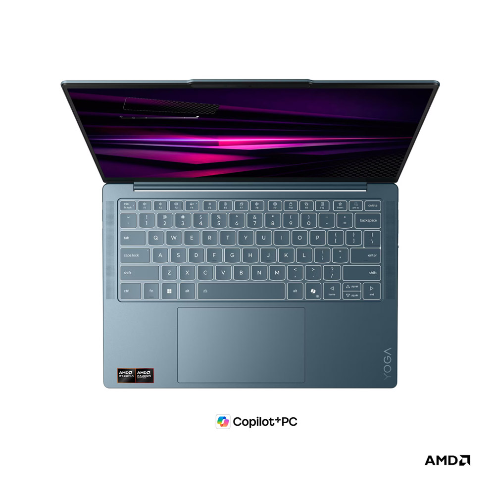 Laptop Lenovo Yoga Slim 7 14AGP11 83QS001DVN (Thông số: AMD Ryzen AI 7 445 | AMD Radeon 840M Graphics | 14 inch WUXGA |Ram 16GB |SSD 512GB | Windows 11 Home |Màu Xanh)