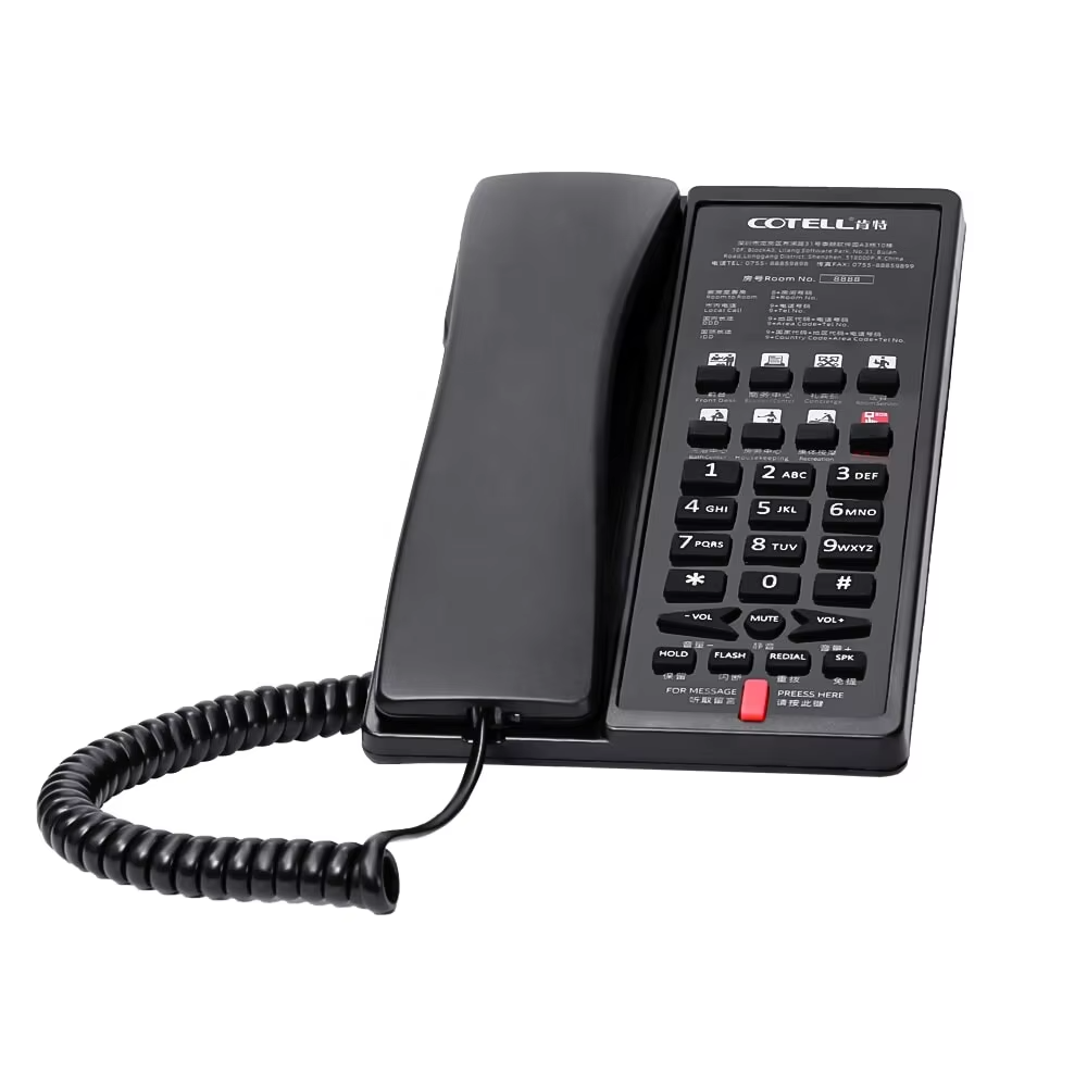 Điện Thoại Cotell Aurum 2082A Analogue 8 Button Corded Hotel Telephone AU2082A(1S)SP