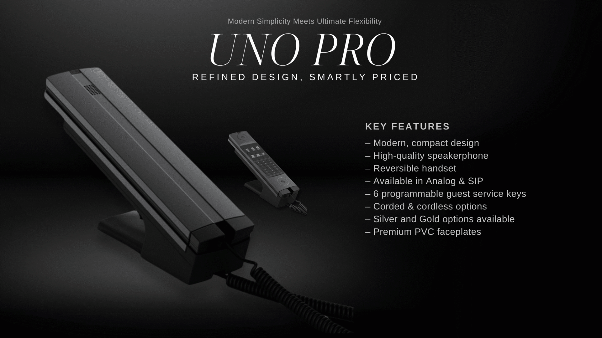 Điện thoại khách sạn 82 UNO PRO CÓ DÂY