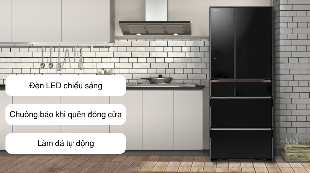 Tủ lạnh Hitachi Inverter 617 lít Multi Door R-HW620RV XK