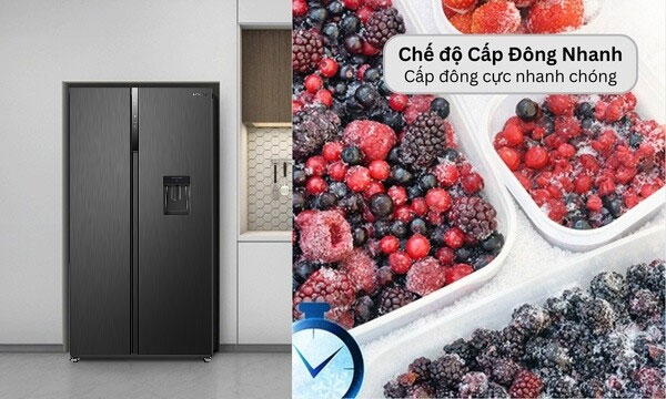 Tủ lạnh Hitachi Side by Side 525L HRSN9552DWDXVN