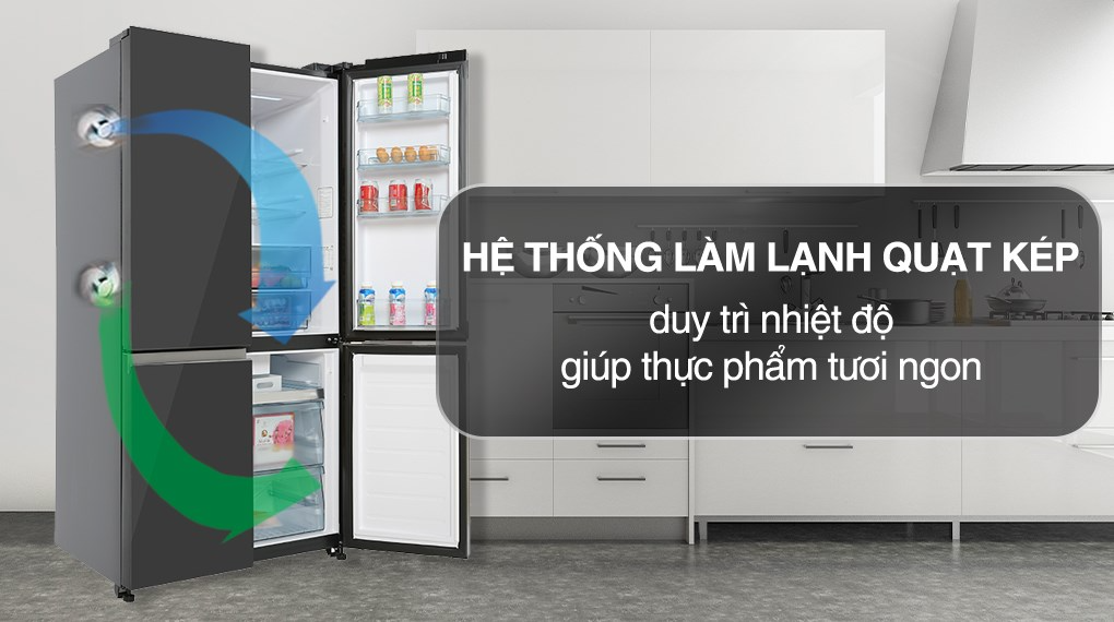 Tủ lạnh Hitachi Inverter 569 lít Multi Door R-WB640PGV1 GMG
