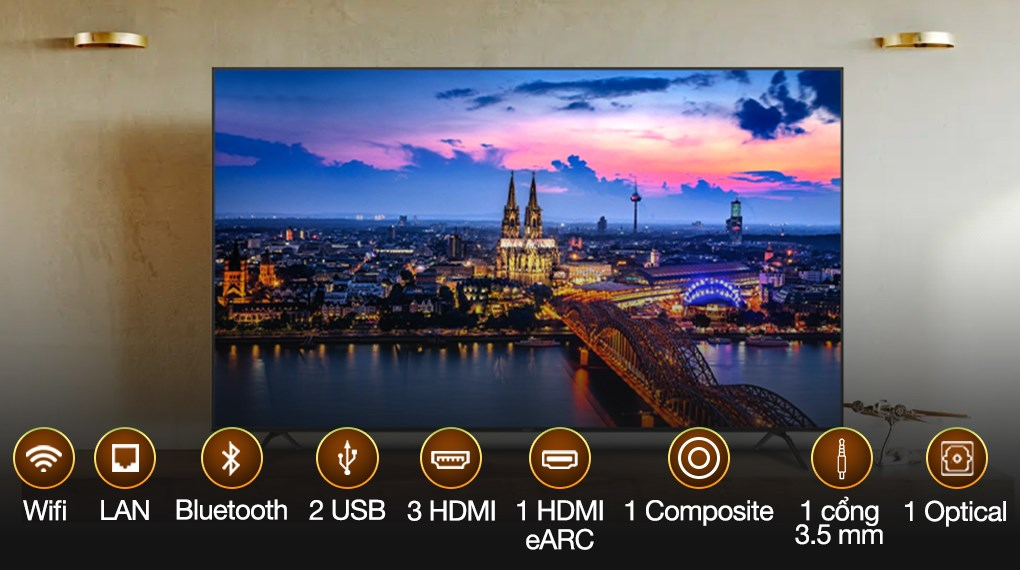 Android Tivi Aqua 4K 43 inch AQT43K800UG