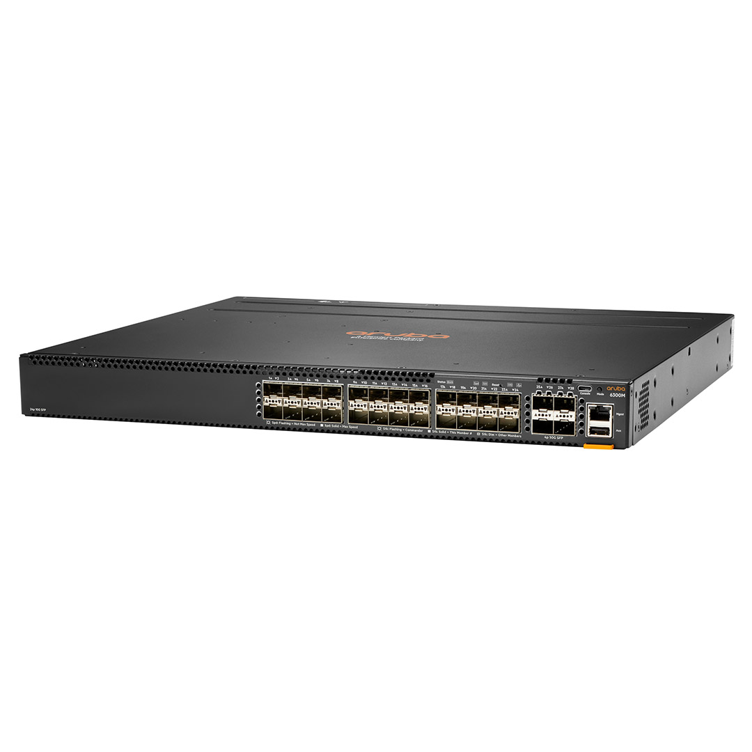 JL658A Aruba 6300M 24 Ports SFP+, 4 Ports SFP56 Switch
