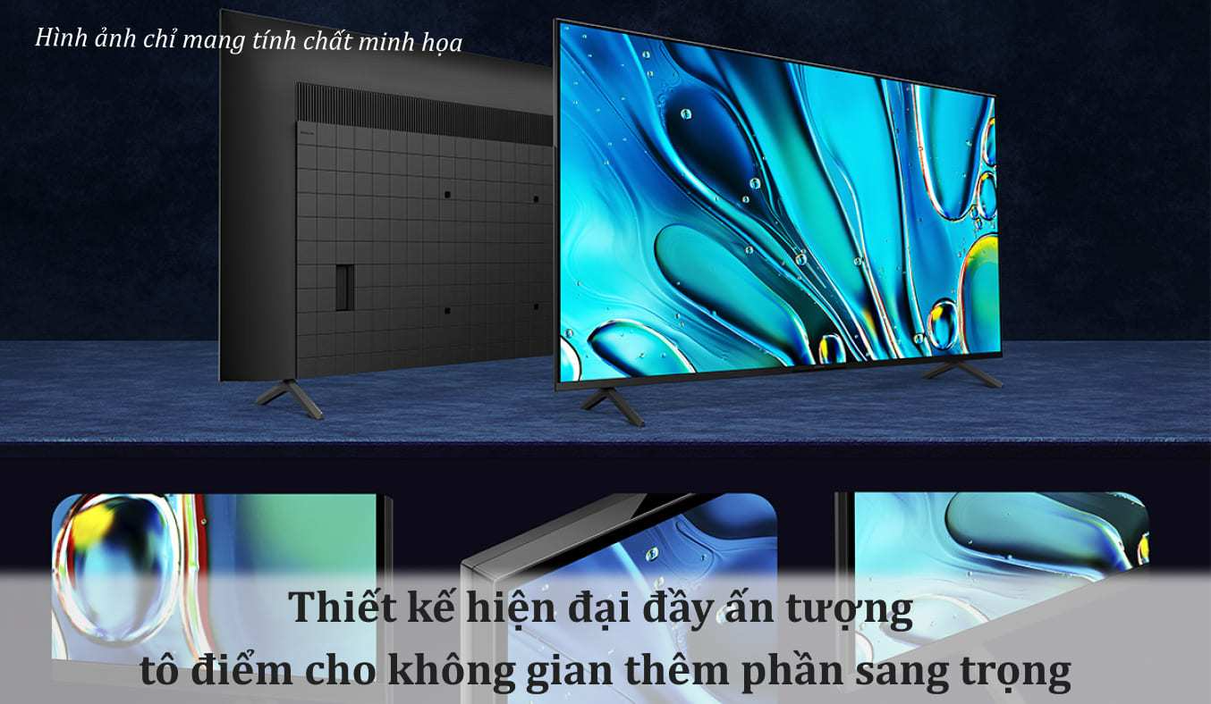 BRAVIA 3 Tivi LED Sony 4K 65 inch K-65S30 Đen