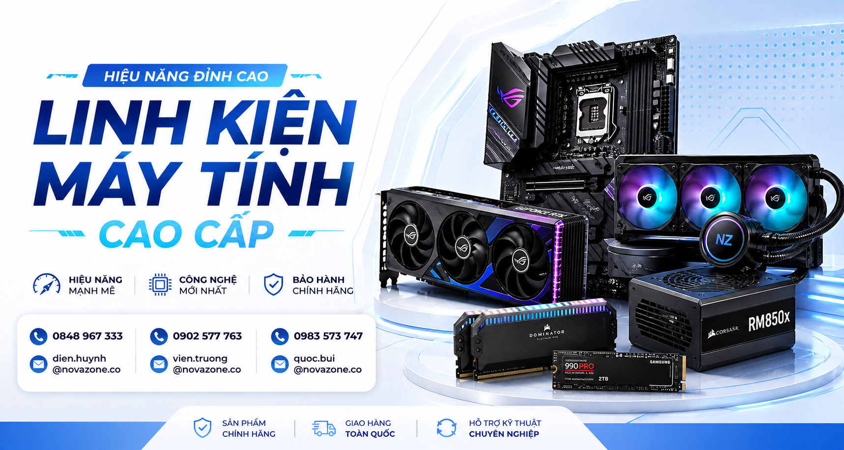 Banner Trang Chủ Cho Linh Kiện Máy Tính